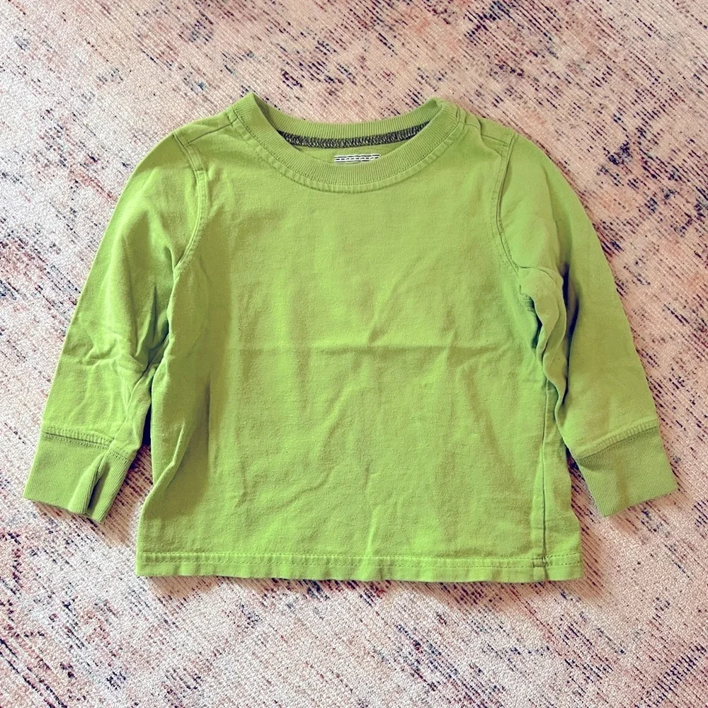 Old Navy Green Long Sleeve Tee